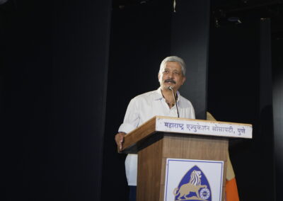 yogesh soman राज्यस्तरीय शंखवादन स्पर्धेत शंखवादन करताना स्पर्धक – Shankh Player Competition