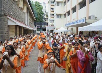Shankh Vadan training conducted by Shrimant Kesari Pratishthan in Pune